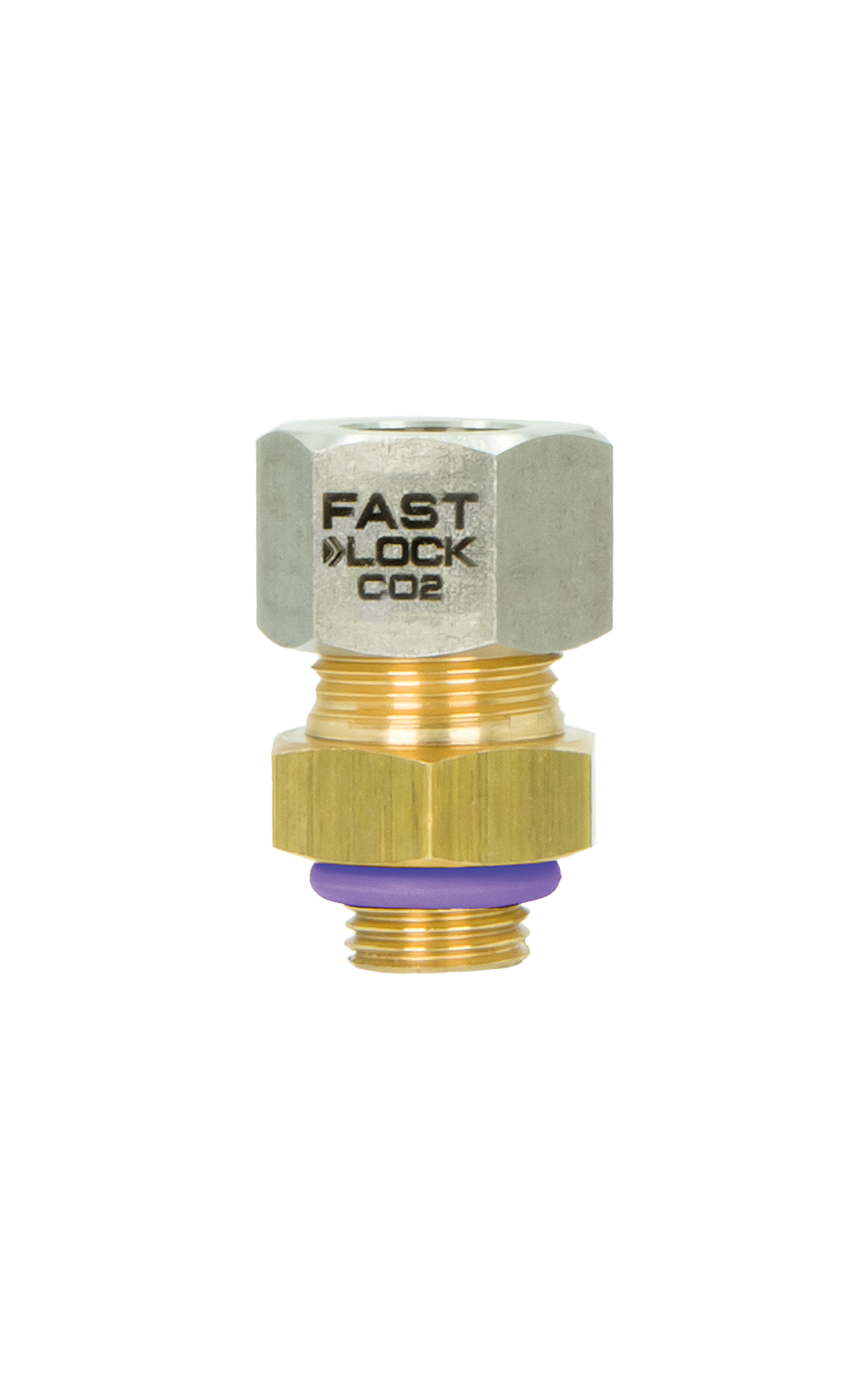 FASTLOCK CO2  01200 RACCORDI CON ATTACCO FAST LOCK CO2 PER TUBO IN ACCIAIO INOX E O.RING IN EPDM CERTIFICATO OLAB PER SISTEMI CO2 AD ALTA PRESSIONE