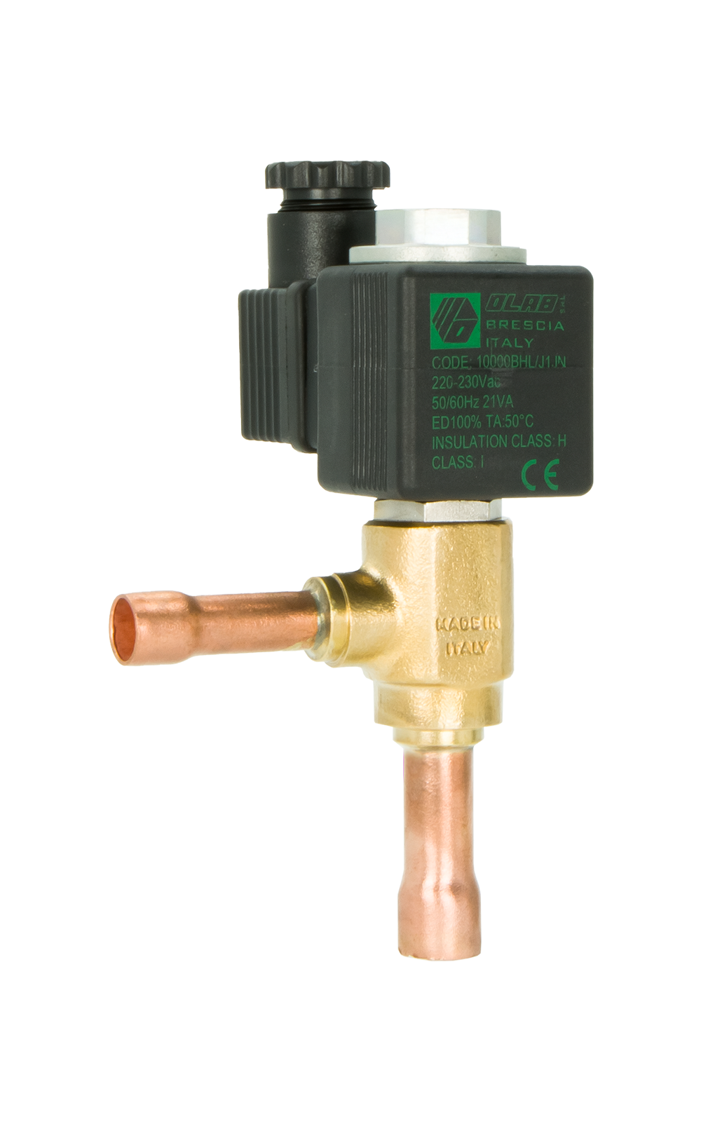 SERIE 44000-2 VALVOLA D'ESPANSIONE A SOLENOIDE 2/2 VIE N.C. CON ORIFIZIO INTERCAMBIABILE E CON POSSIBILITÀ DI DRIVER,  O.RING IN HNBR CERTIFICATO OLAB E BOBINA IN CLASSE H IP67 CERTIFICATA UL PER SISTEMI DI REFRIGERAZIONE A1-A2L-A3 PROFESSIONALI